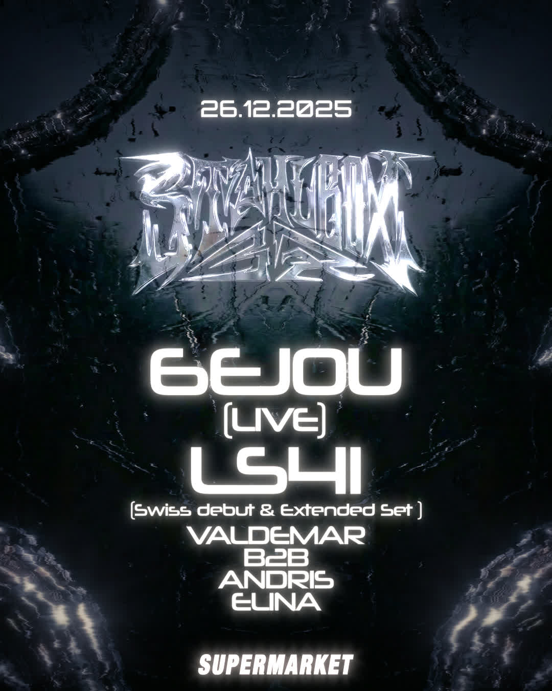 Flyer for the stahlbox hosting ls41.